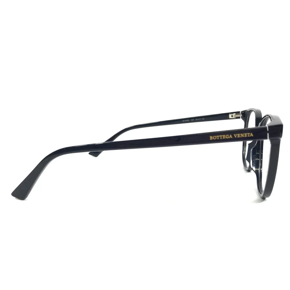 Bottega Veneta Eyeglasses Frames BV1023O 004 Navy Blue Square Full Rim 52-17-145